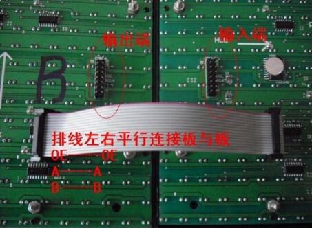 led电子屏幕接线图 led电子屏幕接线图